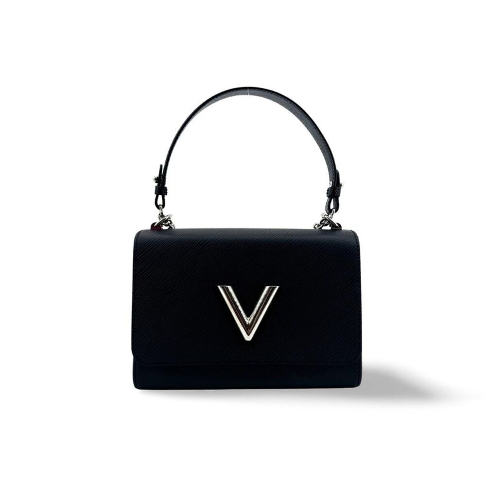 Louis Vuitton Epi Twist One Handle PM Black Silver Hardware